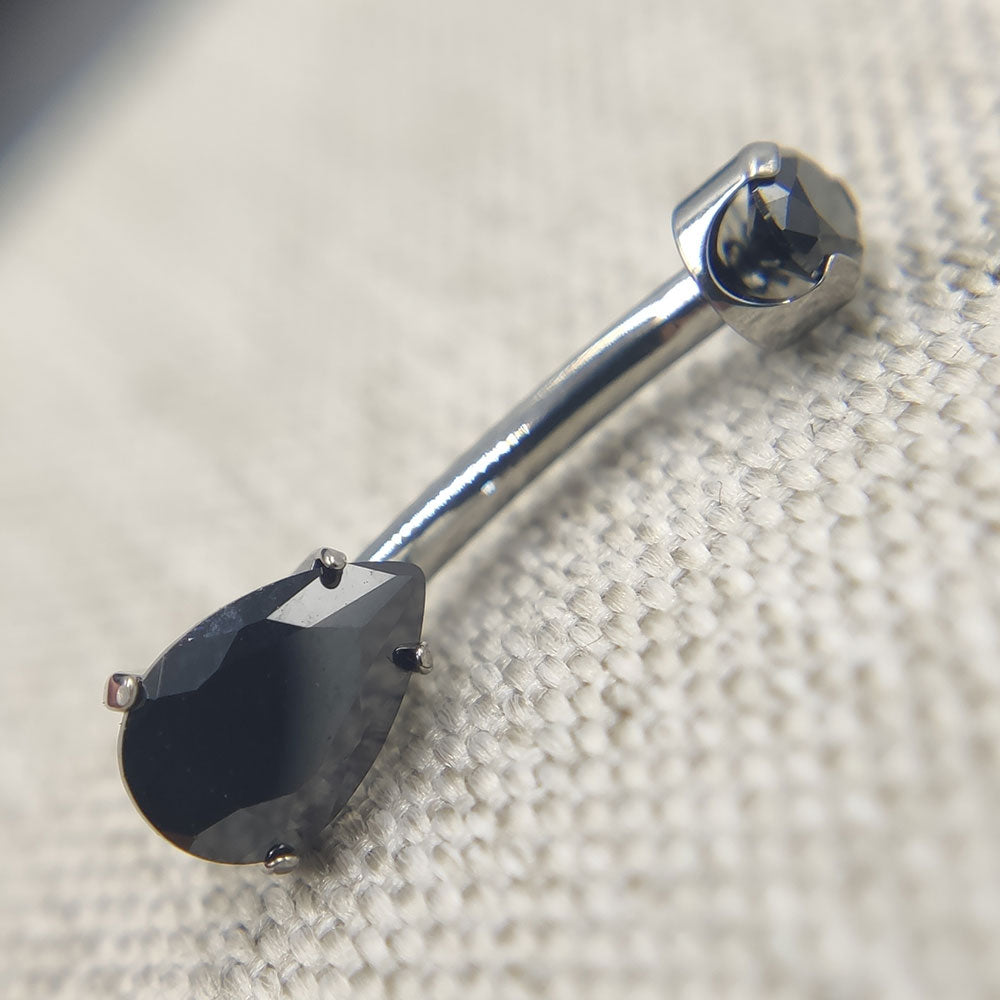 14G ASTM F136 Titanium Navel Belly Piercing Button Ring Multicolor