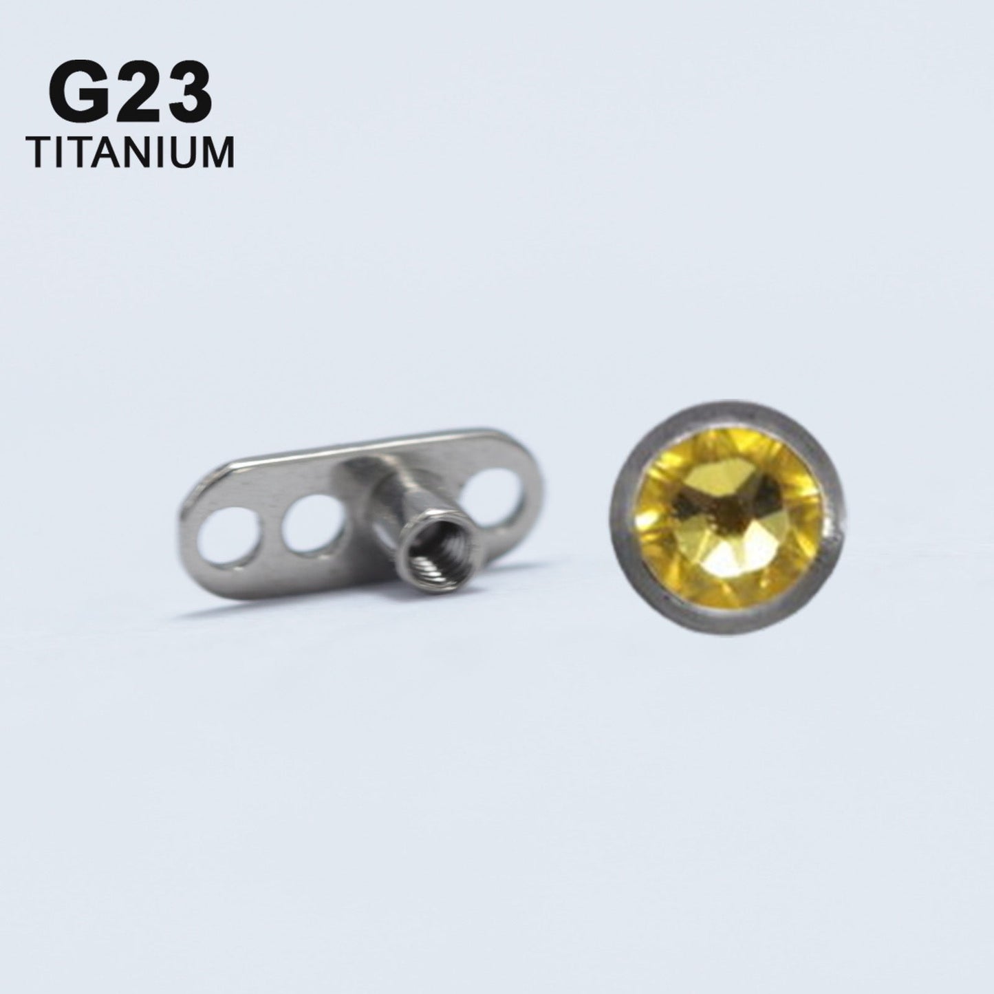 14G ASTM F136 Titanium Micro Dermal Piercing Jewelry