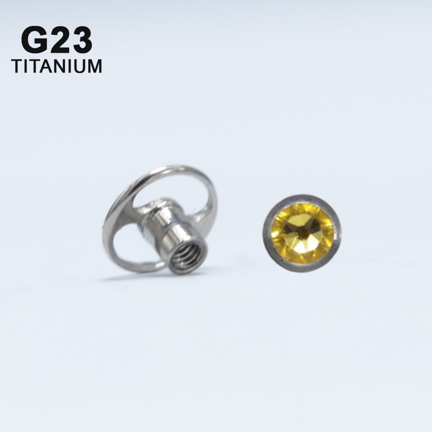 14G ASTM F136 Titanium Micro Dermal Piercing Jewelry