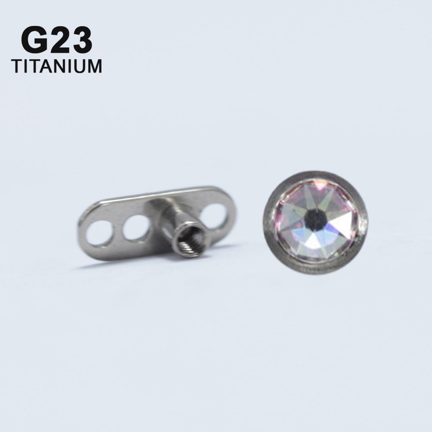 14G ASTM F136 Titanium Micro Dermal Piercing Jewelry