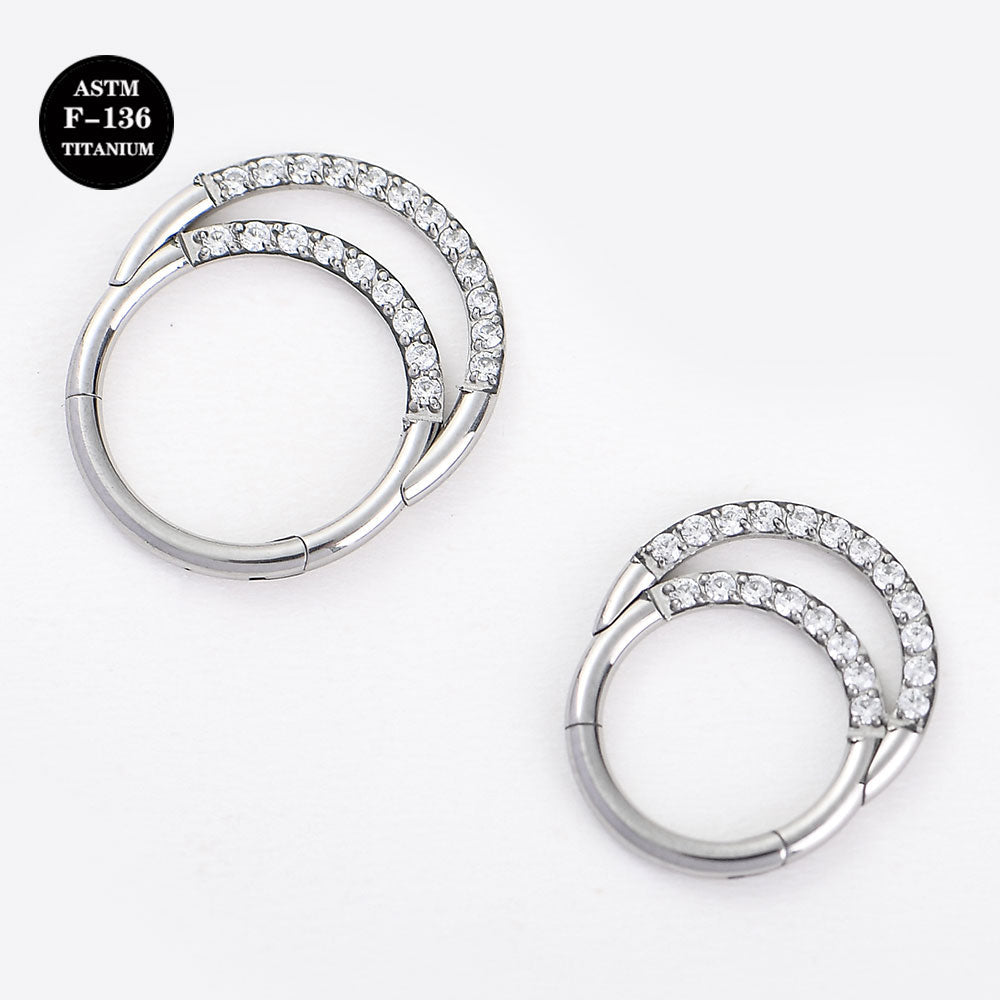 16G Implant Grade Titanium ASTM F136 Septum Clicker IPTIC9