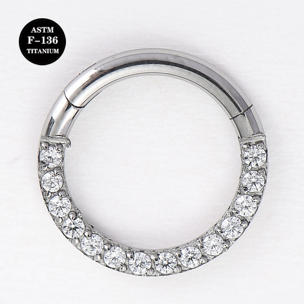 16G Implant Grade Titanium ASTM F136 Septum Clicker