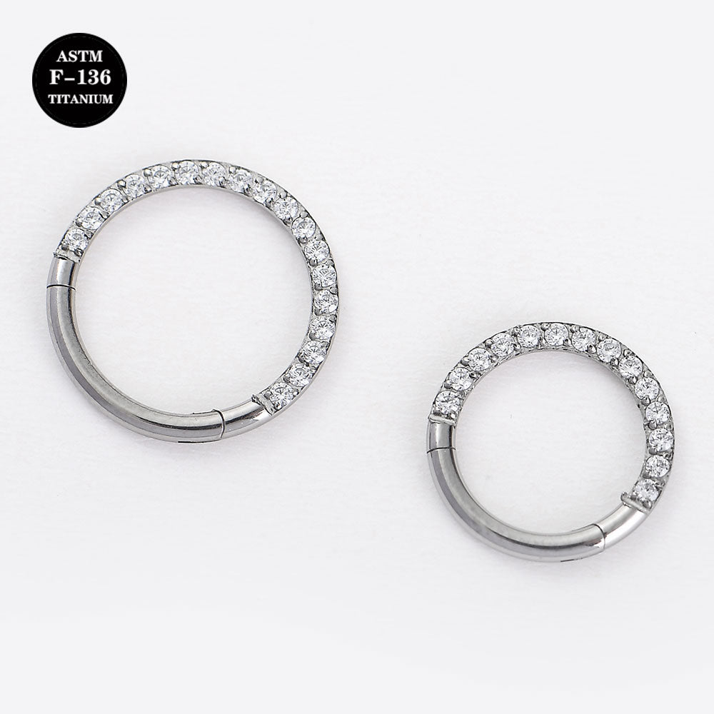 16G Implant Grade Titanium ASTM F136 Septum Clicker