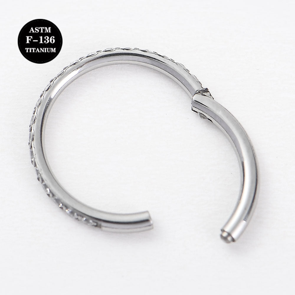 16G Implant Grade Titanium ASTM F136 Septum Clicker