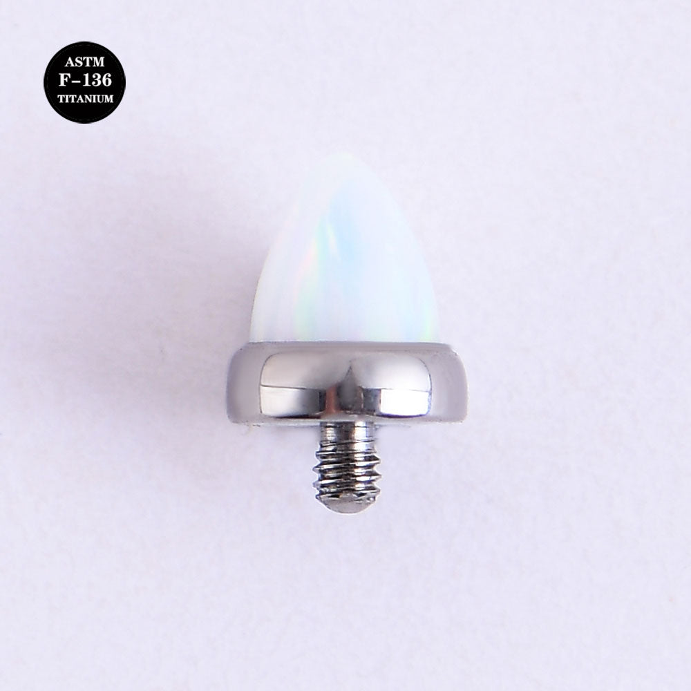 14G ASTM F136 Titanium Micro Dermal Base and Top Set