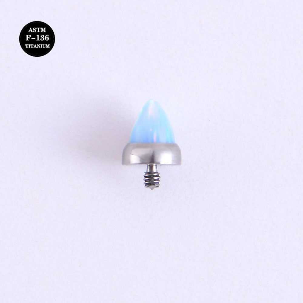 14G ASTM F136 Titanium Micro Dermal Base and Top Set