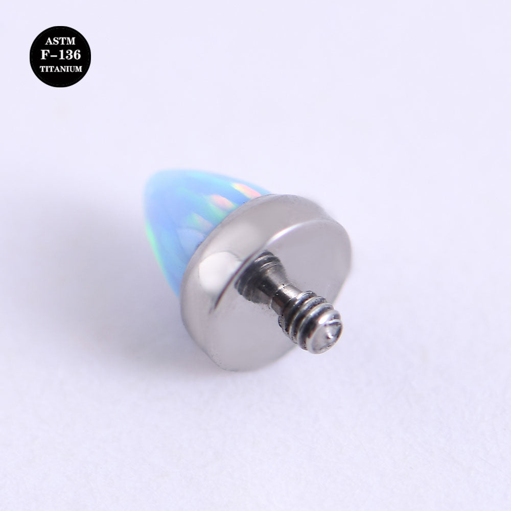 14G ASTM F136 Titanium Micro Dermal Base and Top Set