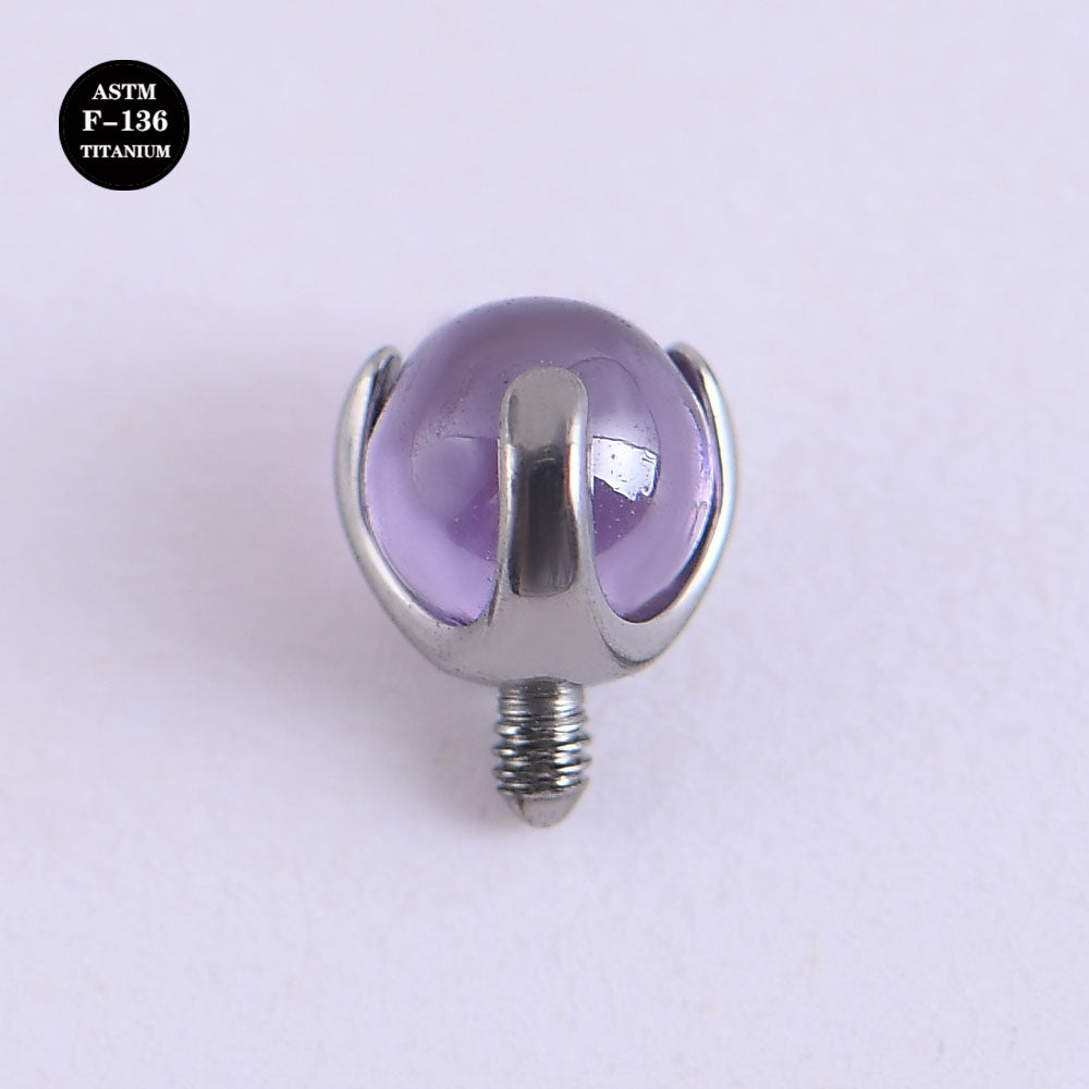 14G ASTM F136 Titanium Micro Dermal Base and Top Set