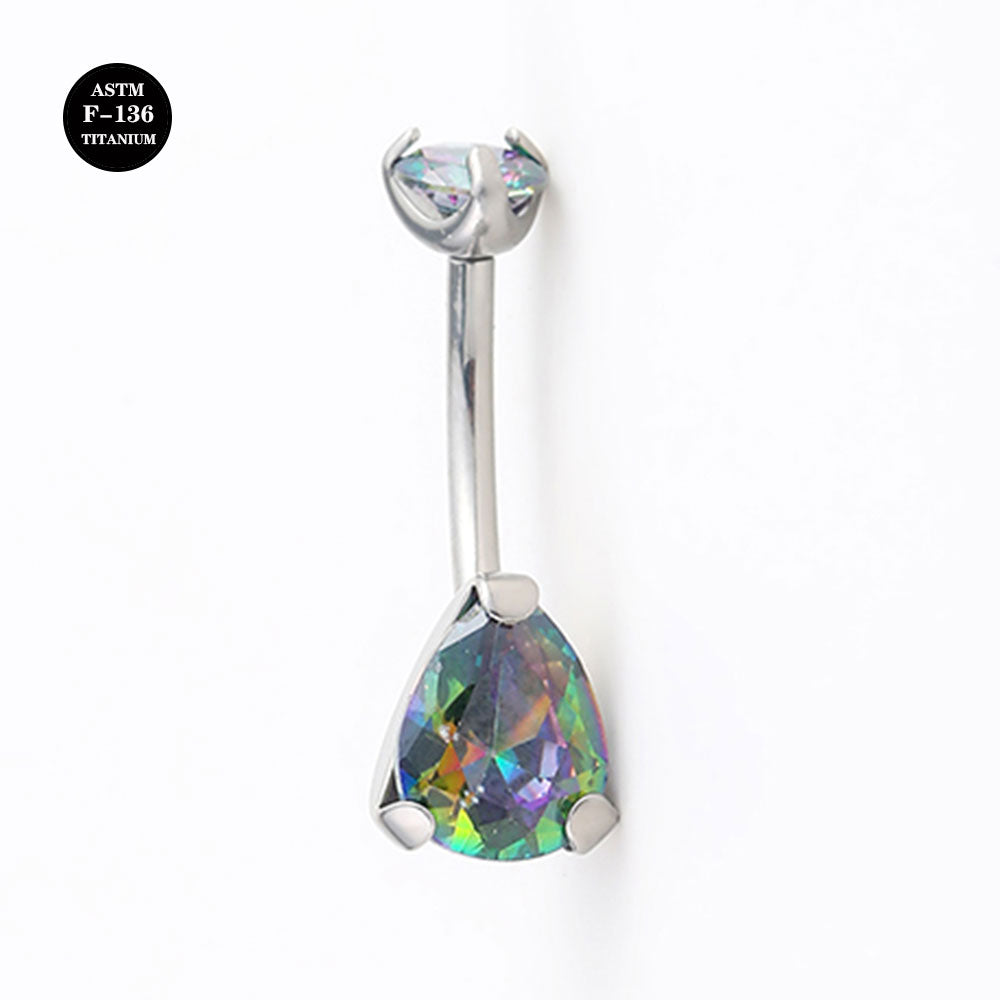 14G ASTM F136 Titanium Belly Button Ring