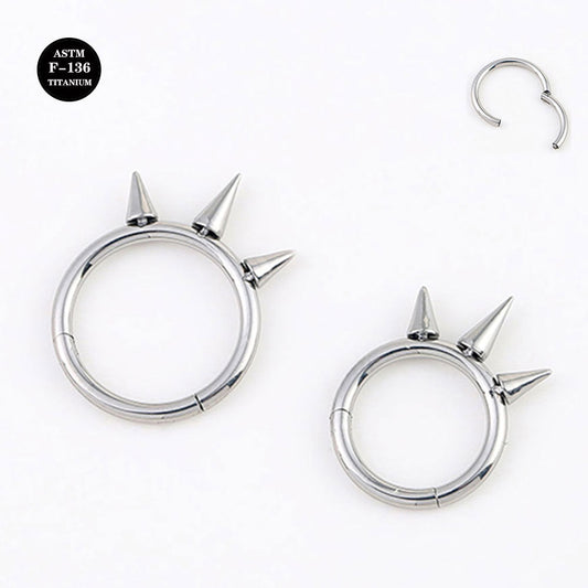 16G ASTM F136 Titanium Septum Clicker with Cone