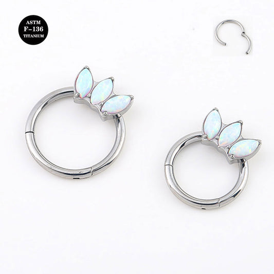 16G Implant Grade Titanium ASTM F136 Septum Clicker