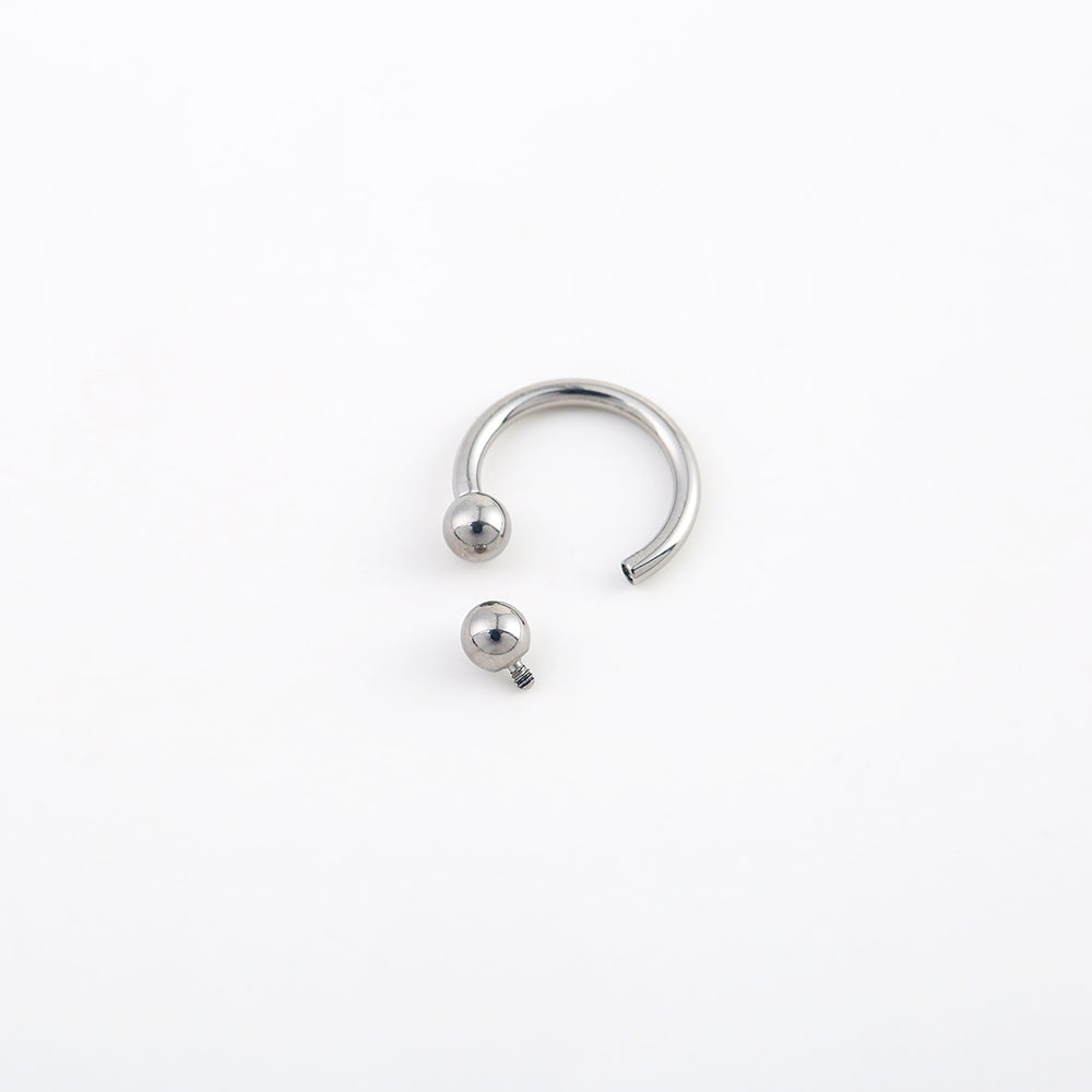 Internal Thread Circular Barbell Piercing