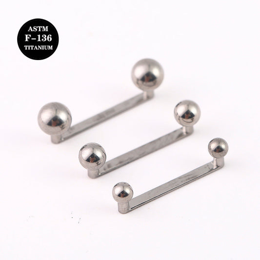 14G ASTM F136 Titanium Surface Barbell Dermal Piercing with Ball