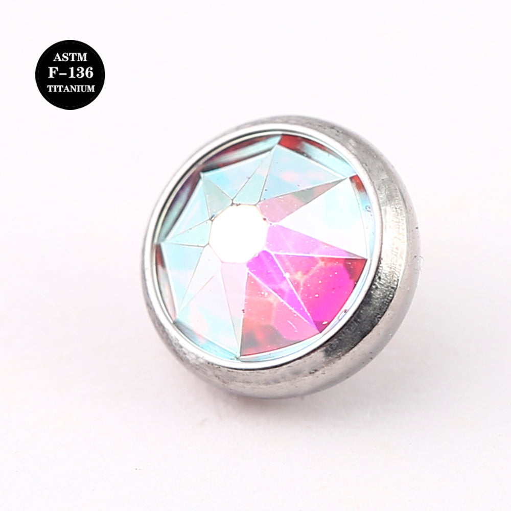 14G ASTM F136 Titanium Micro Dermal Piercing Top