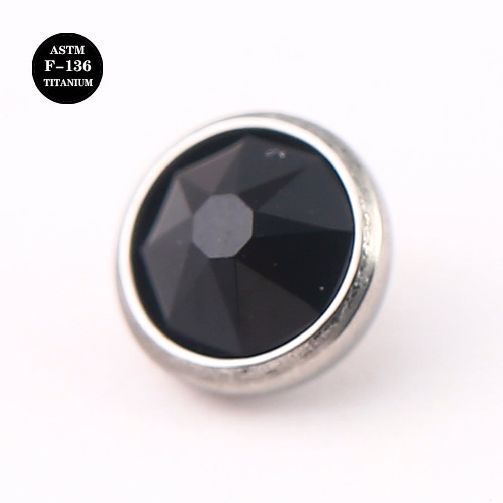 14G ASTM F136 Titanium Micro Dermal Piercing Top