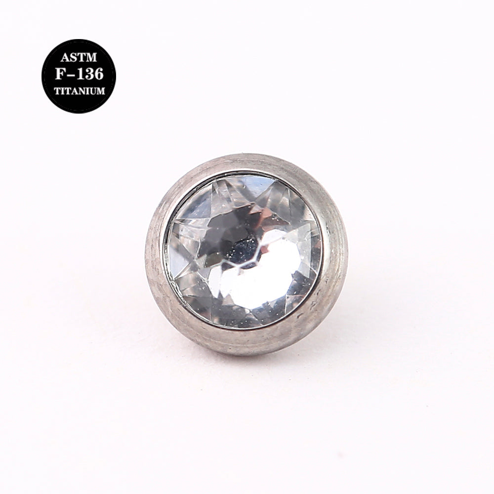 14G ASTM F136 Titanium Micro Dermal Piercing Top