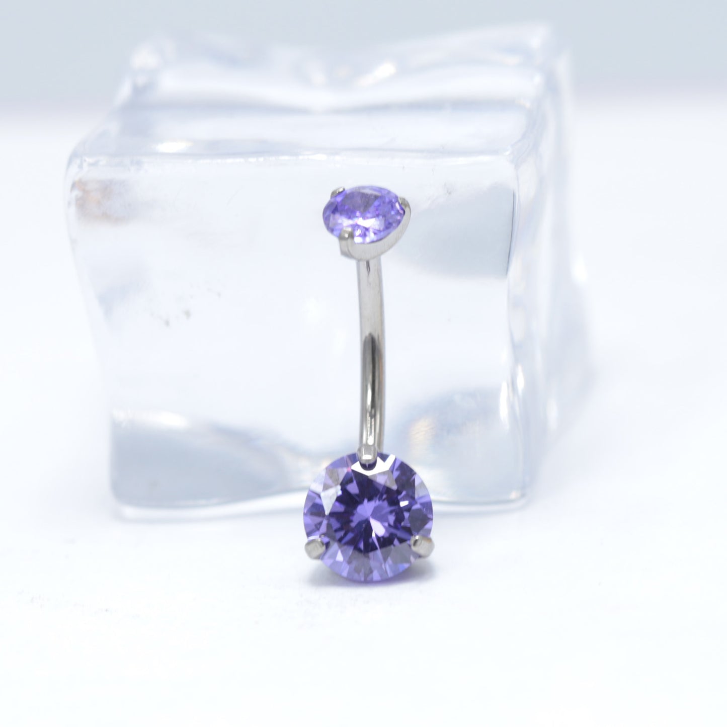 14G Implant Grade Titanium Belly Button Ring Piercing Jewelry