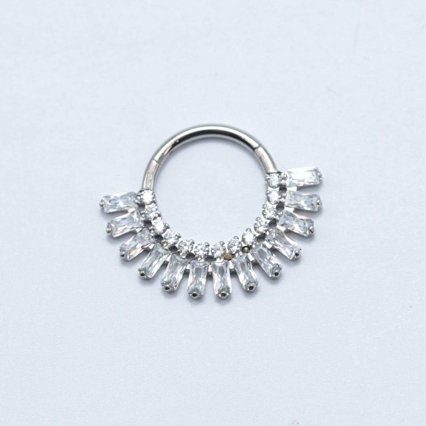 16G ASTM F136 Titanium Clicker Hinged Segment Ring