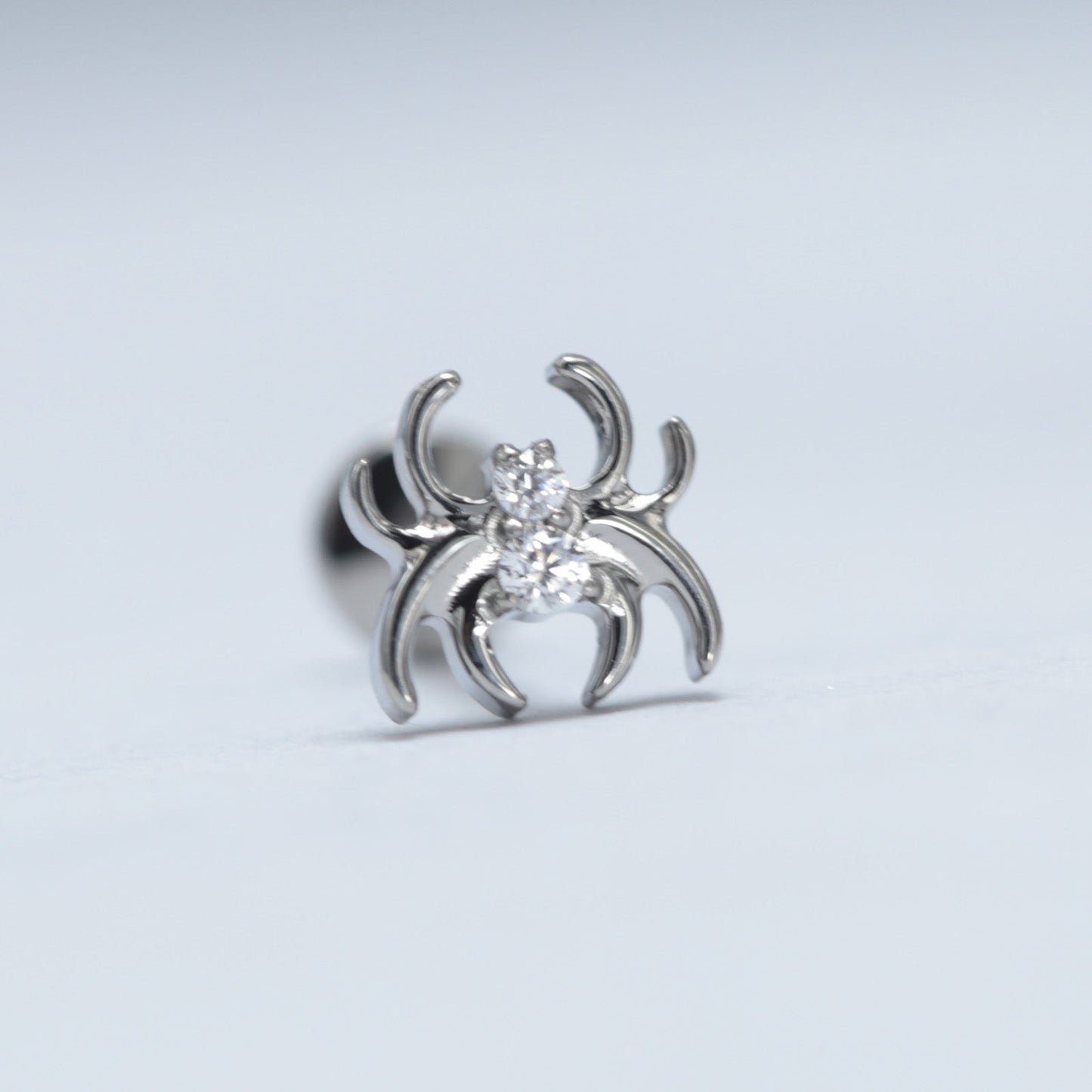 16G ASTM F136 Titanium Spider Labret Stud