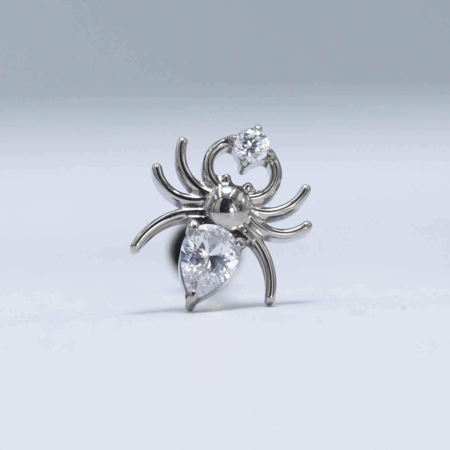 16G ASTM F136 Titanium Spider Labret Stud