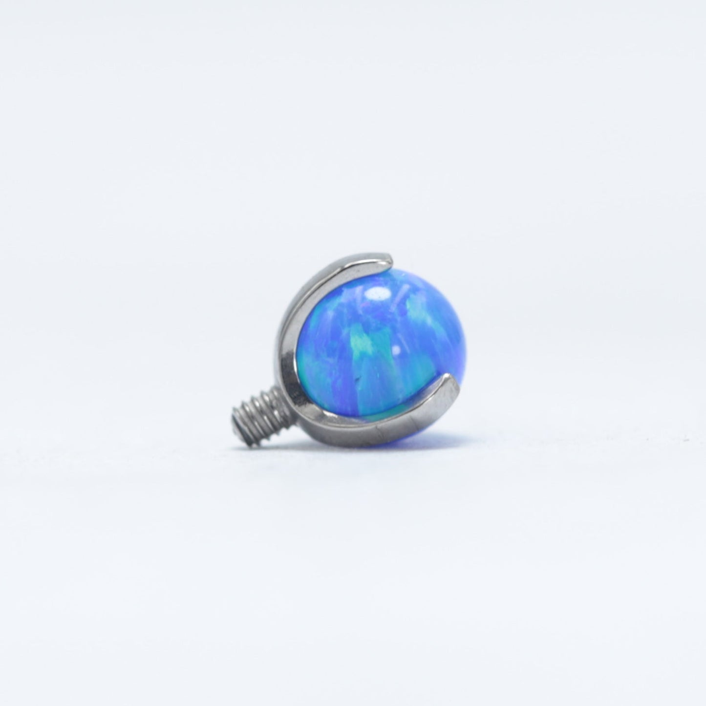 16G 14G ASTM F136 Titanium Claw Setting Opal Ball Piercing Replacement Accessory