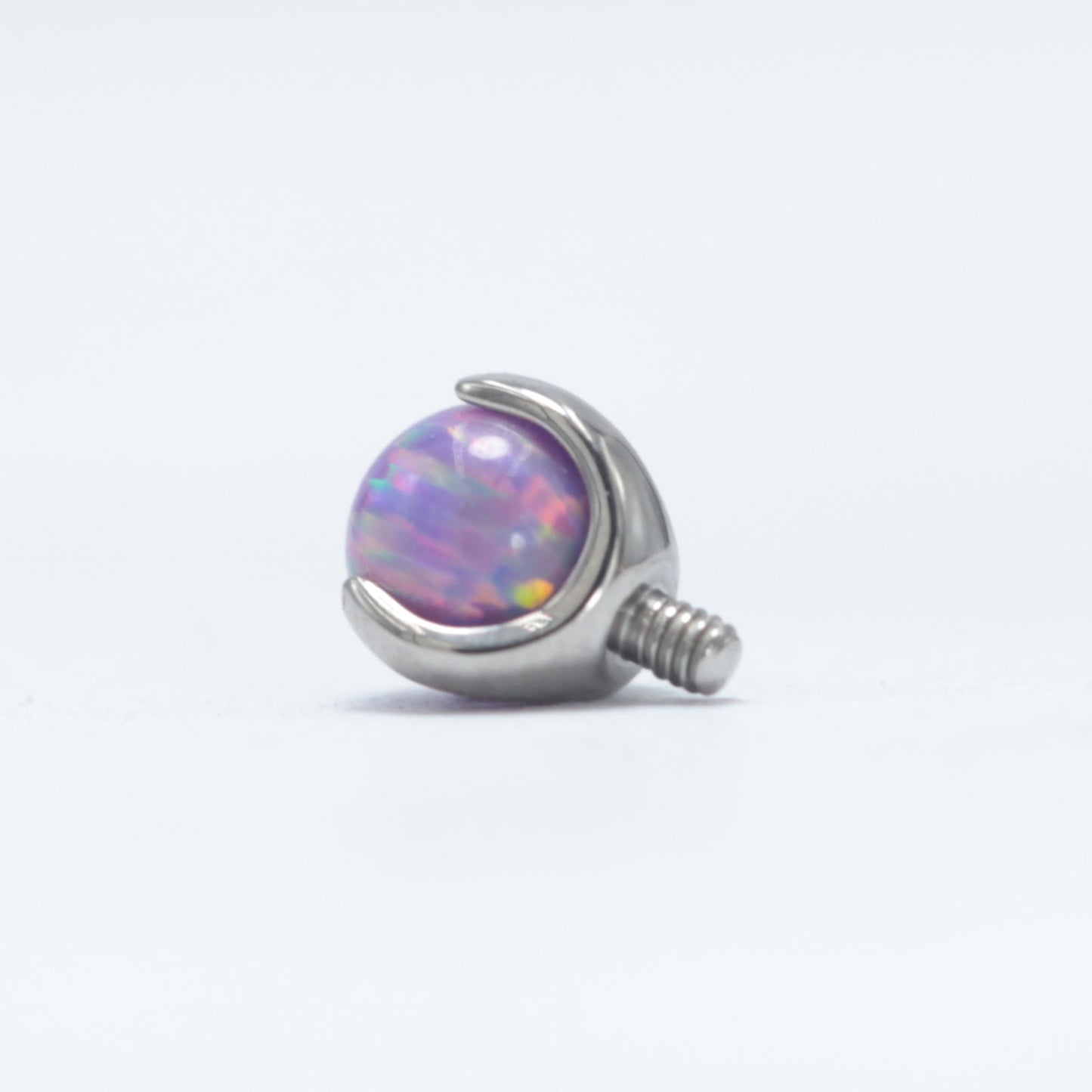 16G 14G ASTM F136 Titanium Claw Setting Opal Ball Piercing Replacement Accessory