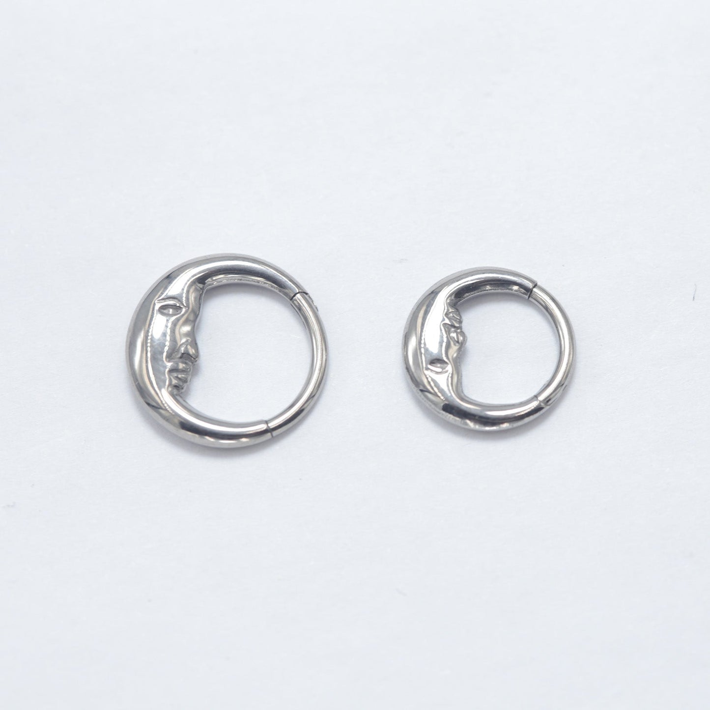 16G ASTM F136 Titanium Moon Septum Clicker Daith RIng