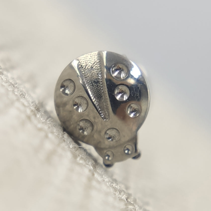 16G ASTM F136 Titanium Labret with Insect Post