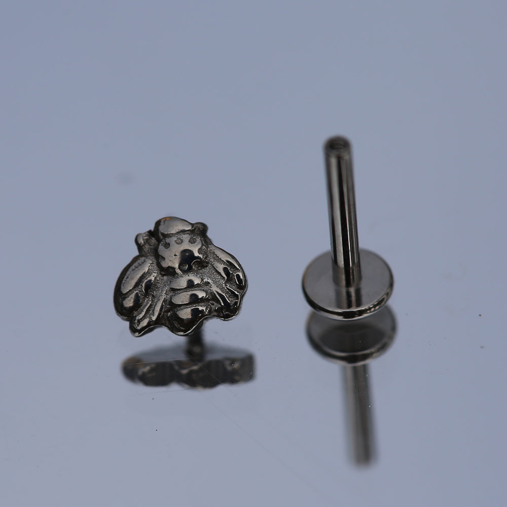 16G ASTM F136 Titanium Internal Thread High Polished Bee