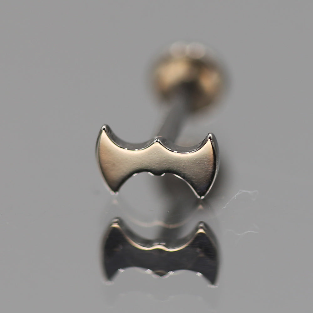 16G ASTM F136 Titanium Labret Bat Piercing