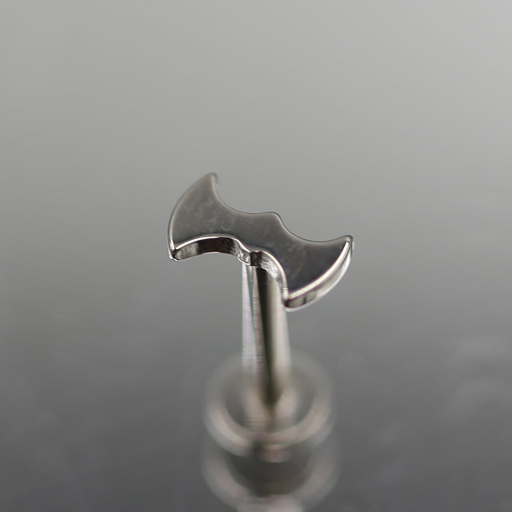 16G ASTM F136 Titanium Labret Bat Piercing