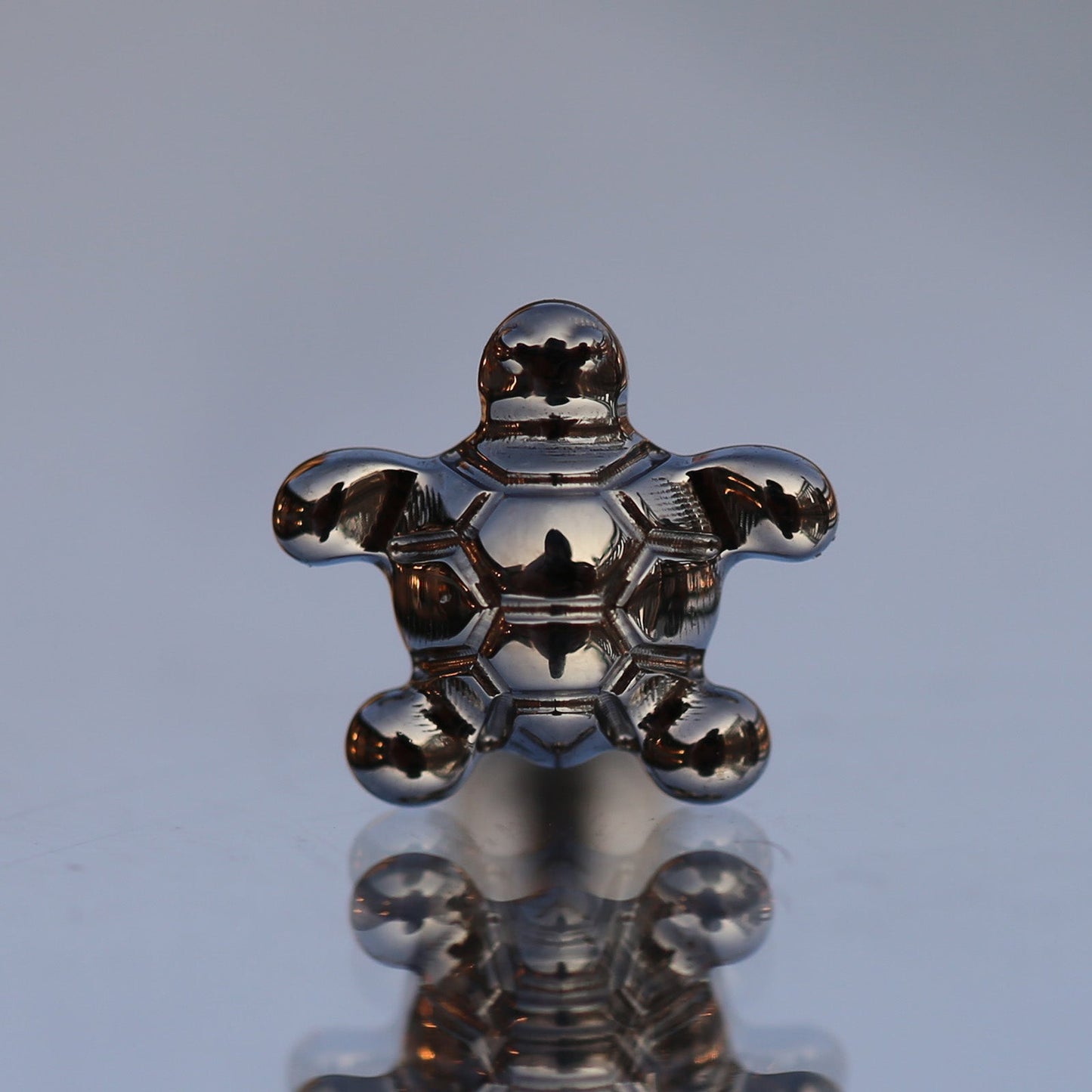 16G ASTM F136 Titanium Internal Threaded Labret Stud Turtle