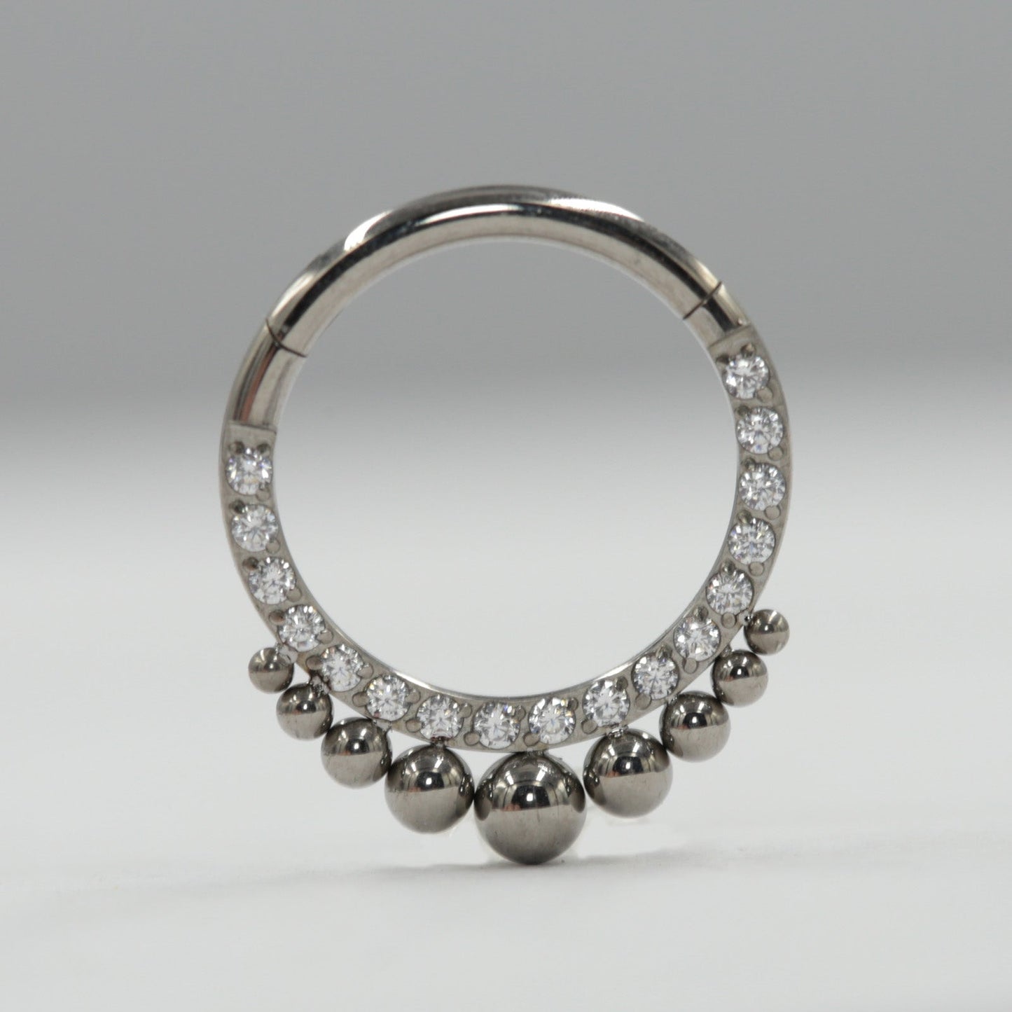 16G ASTM F136 Titanium Septum Clicker