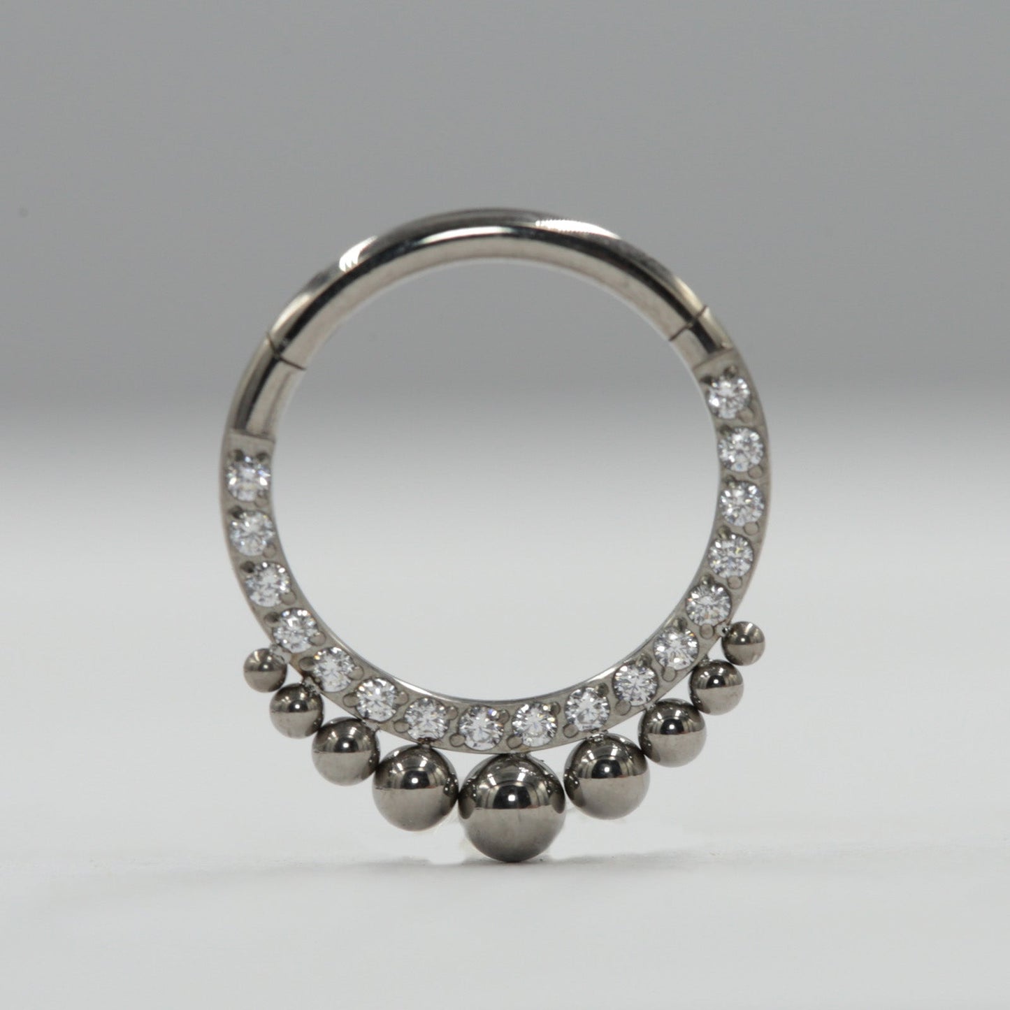 16G ASTM F136 Titanium Septum Clicker