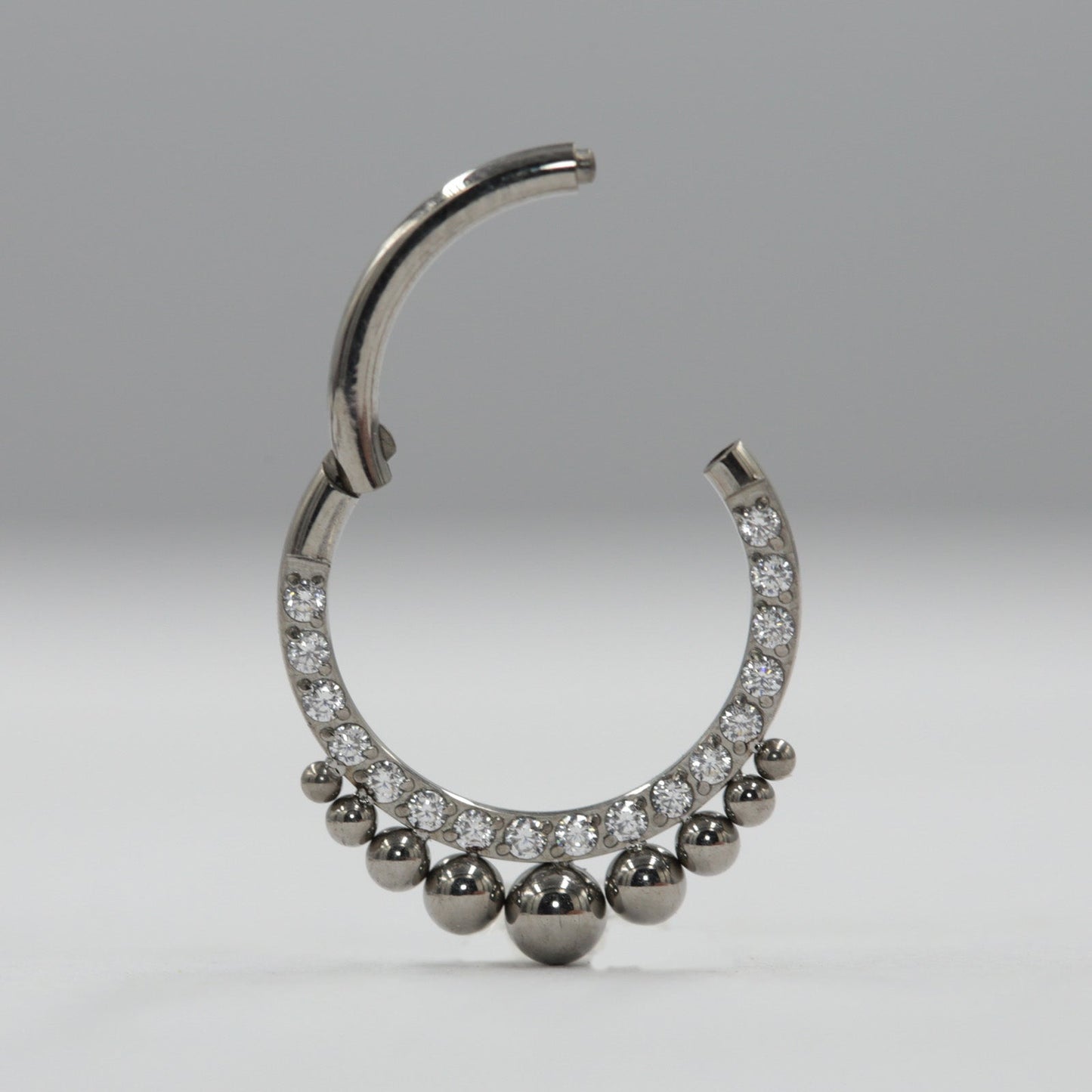 16G ASTM F136 Titanium Septum Clicker