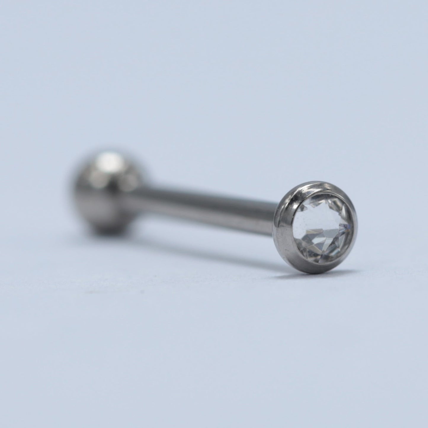 14G ASTM F136 Titaniuim Straight Barbell Tongue Piercing Jewelry