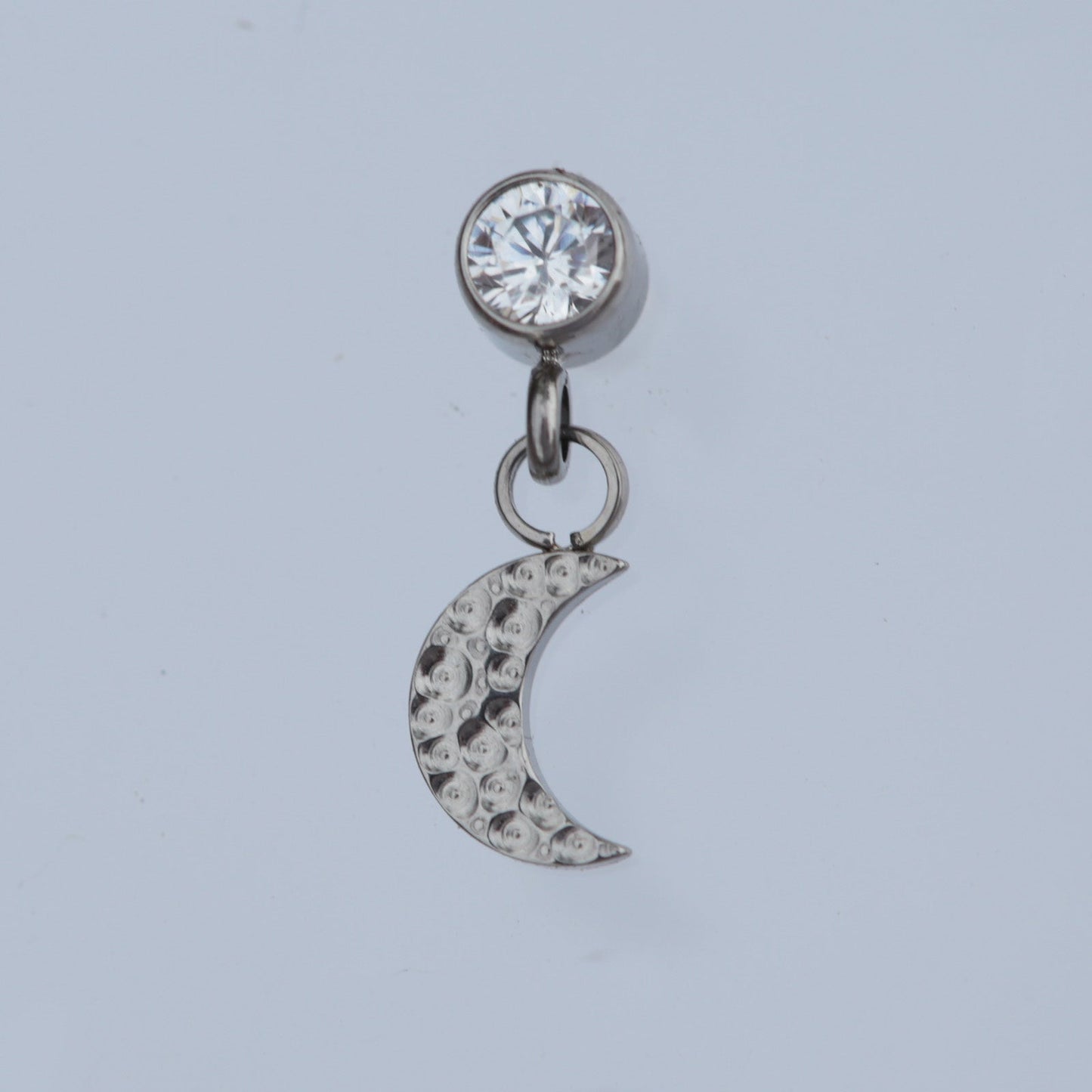 16G ASTM F136 Titanium Dangling Pendant Labret Stud