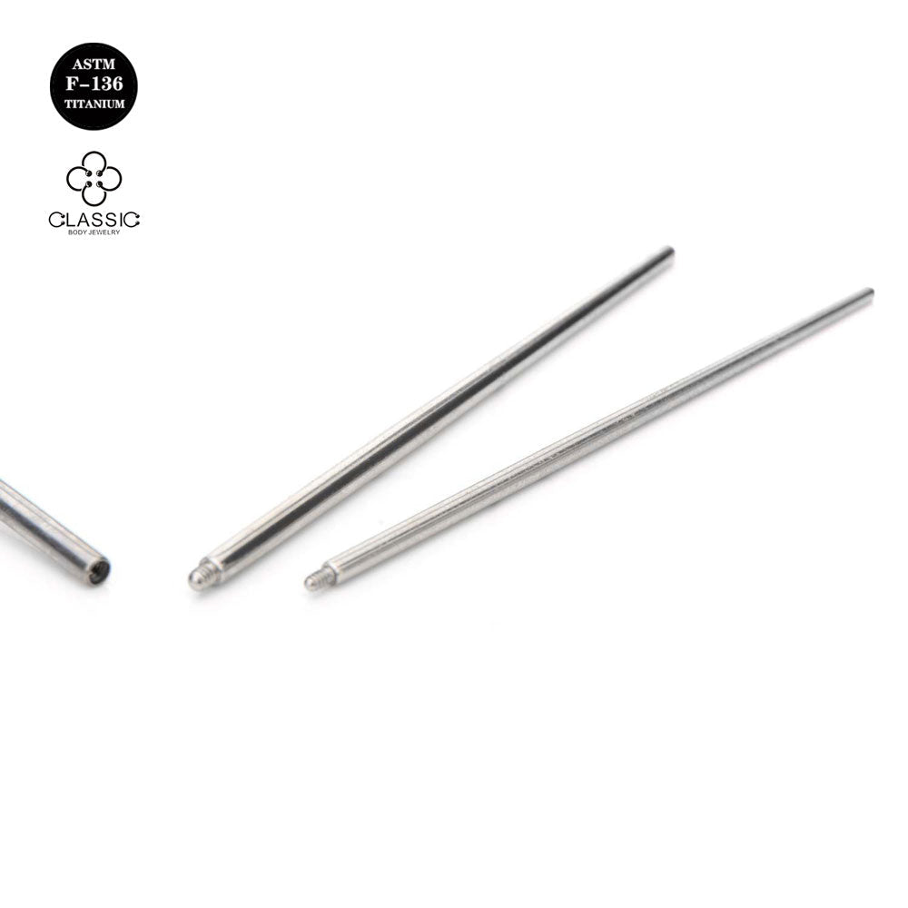 16G 14G Titanium ASTM F136 Piercing Tools Internal Threaded Insertion Taper