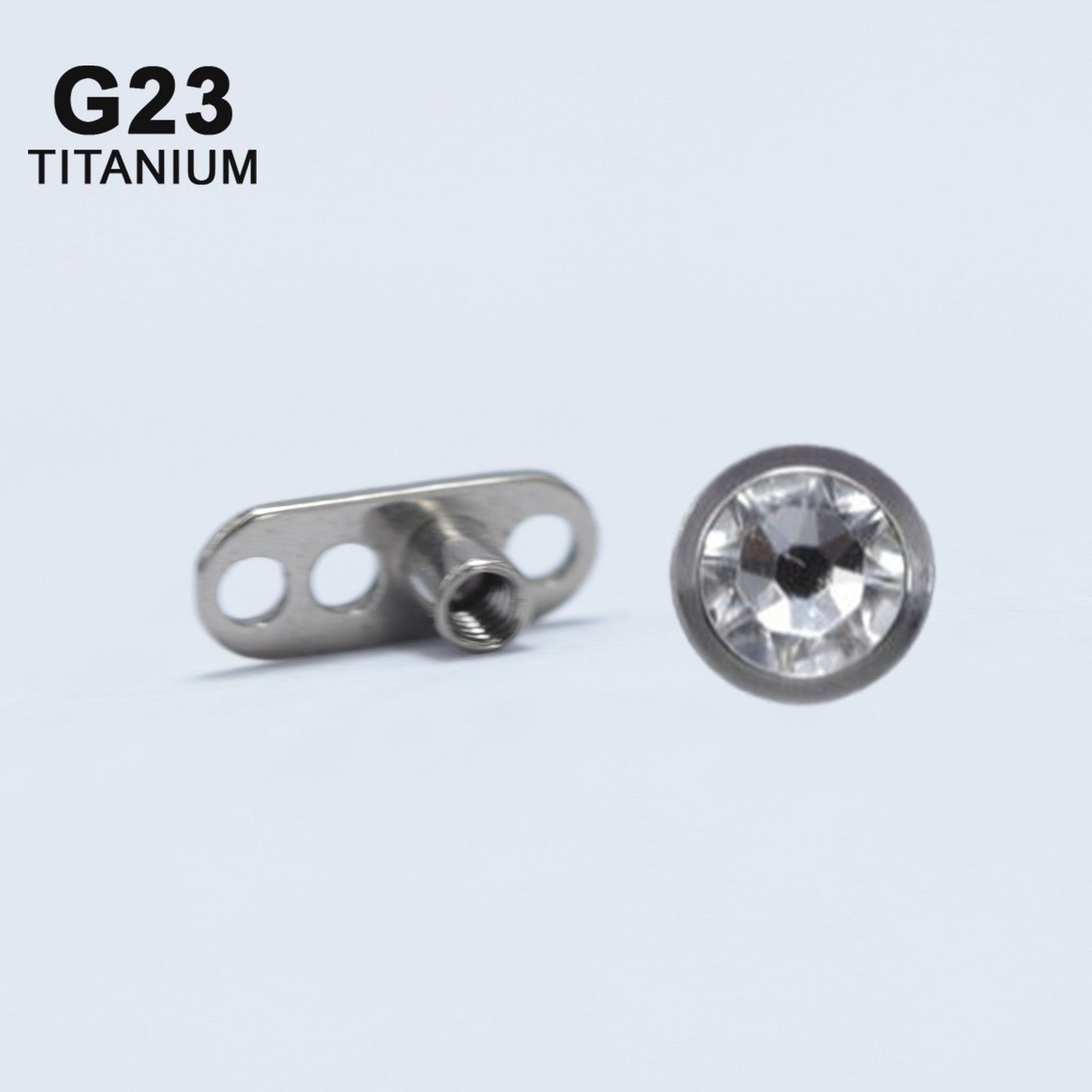 14G ASTM F136 Titanium Micro Dermal Piercing Jewelry