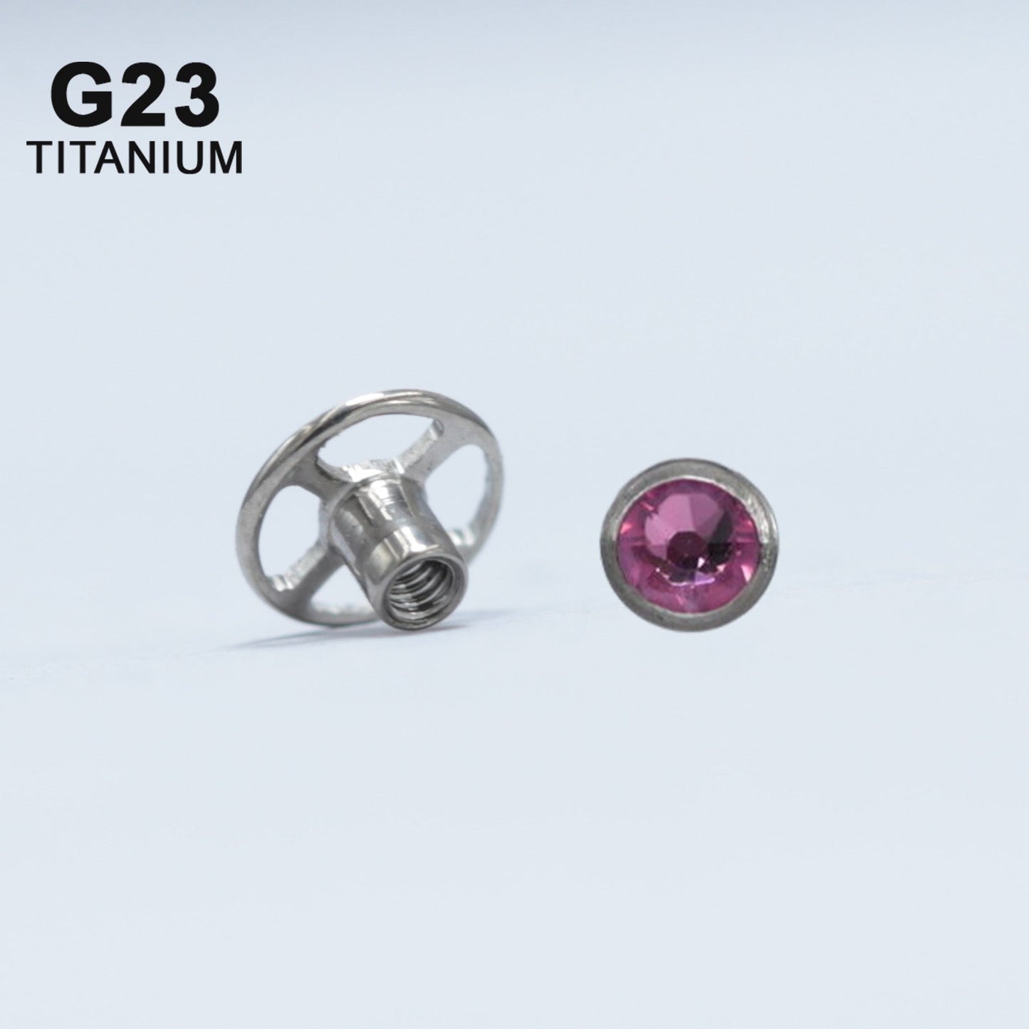 14G ASTM F136 Titanium Micro Dermal Piercing Jewelry