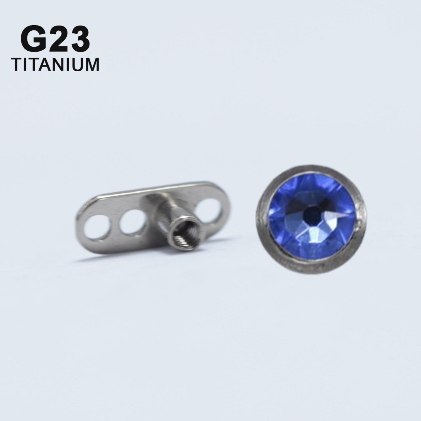 14G ASTM F136 Titanium Micro Dermal Piercing Jewelry