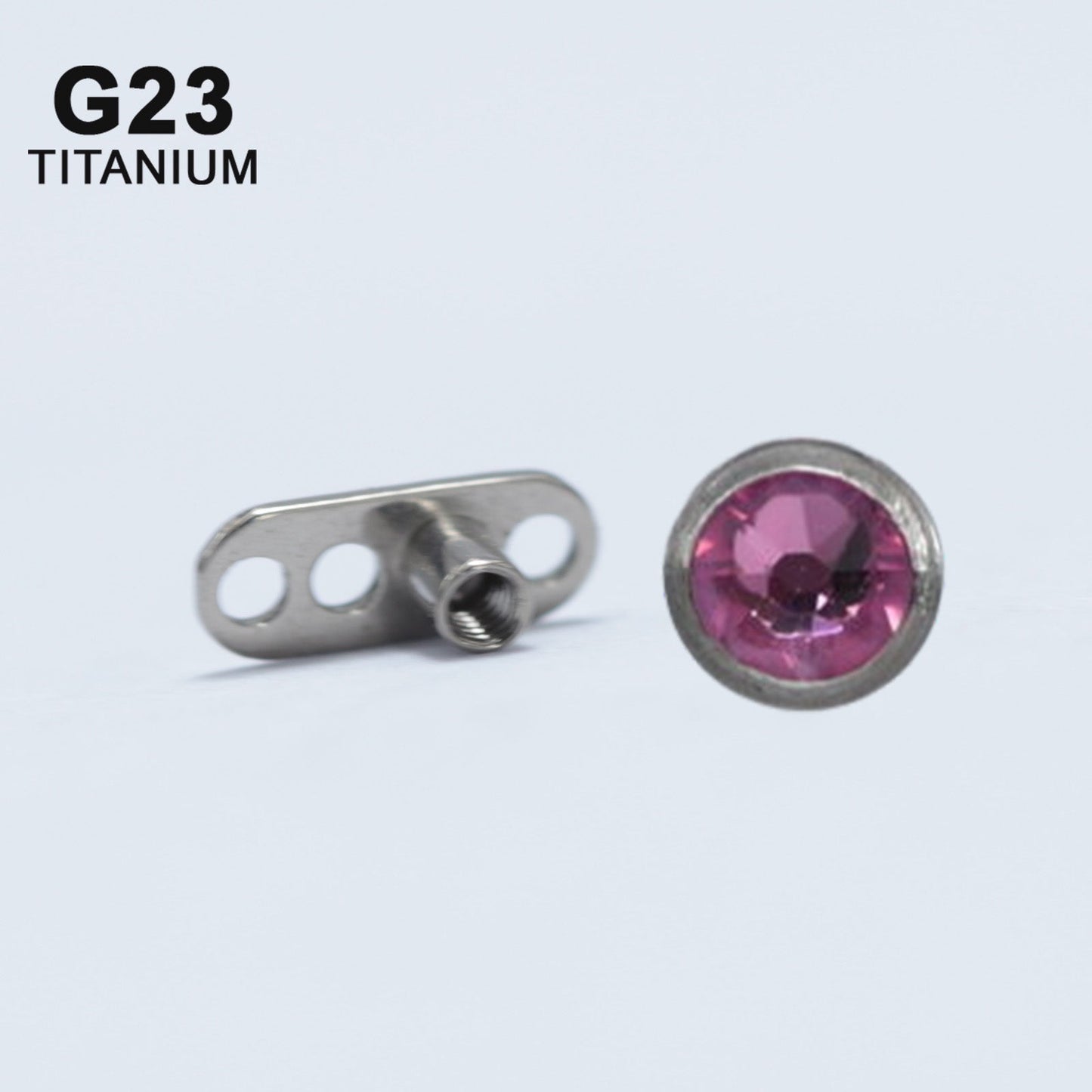 14G ASTM F136 Titanium Micro Dermal Piercing Jewelry